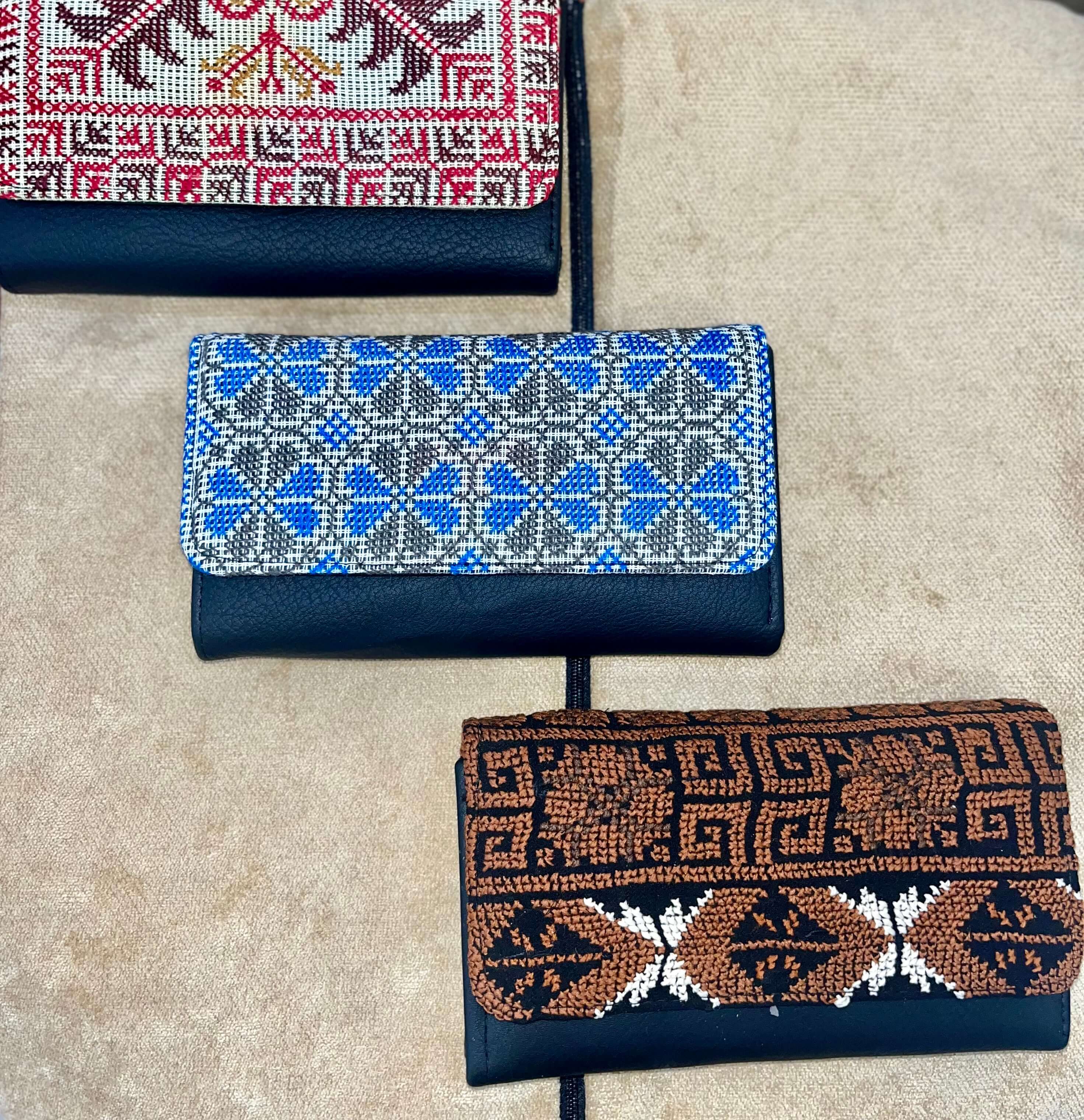 Big Embroidered wallet