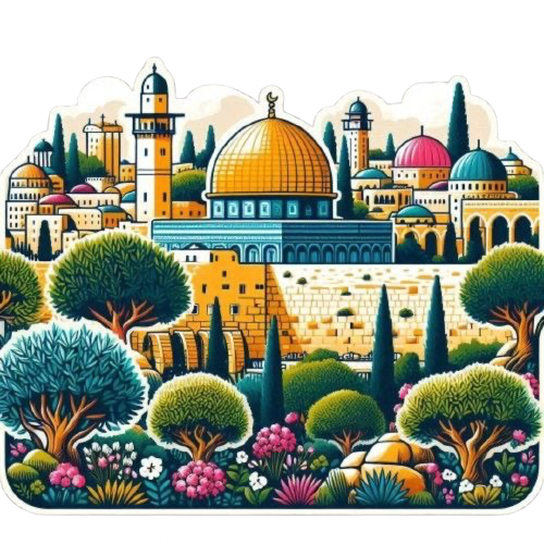 Old City of Jerusalem sticker 