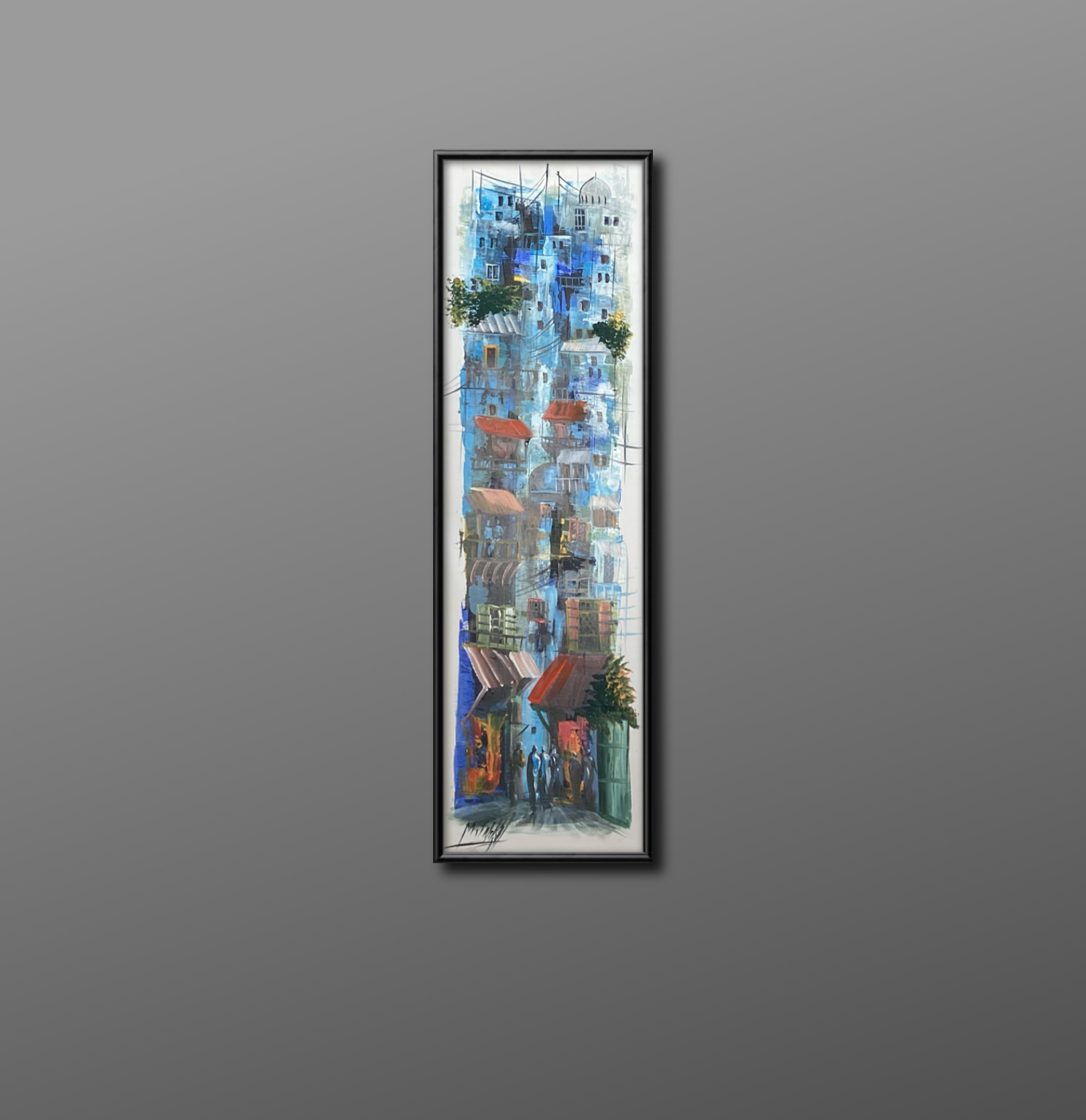 Blue shadows of Amman 