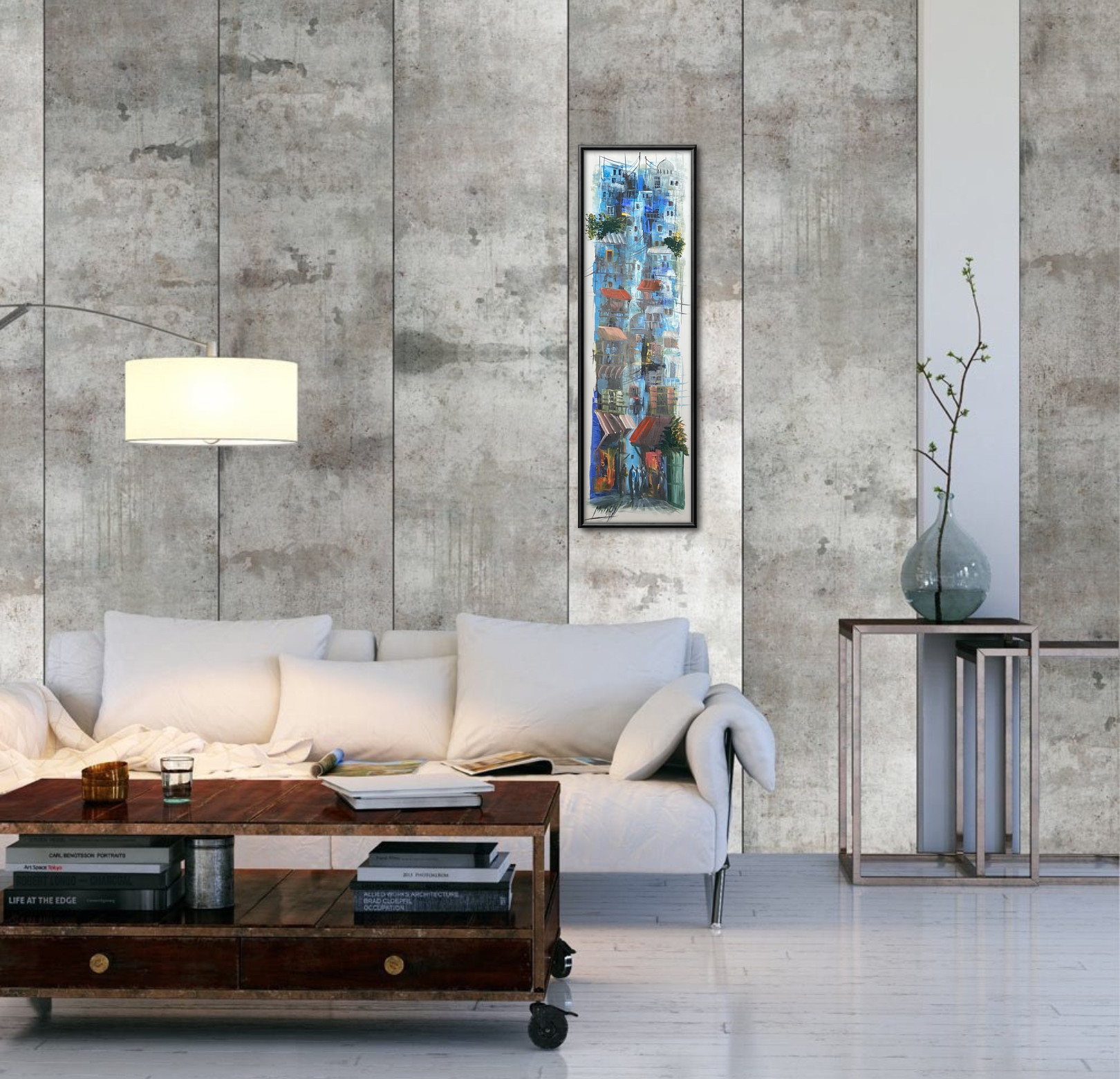 Blue shadows of Amman 