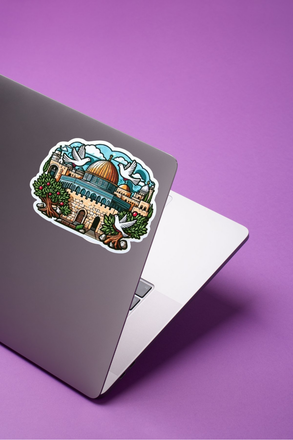 Jerusalem sky sticker