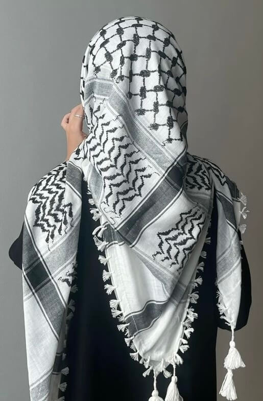 Fringed keffiyeh