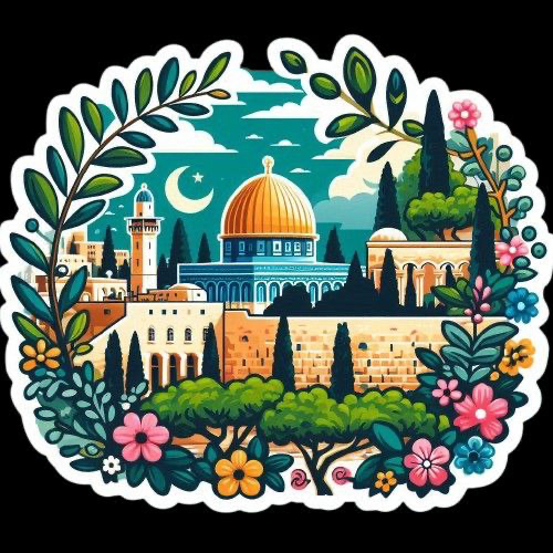 JERUSALEM Sticker