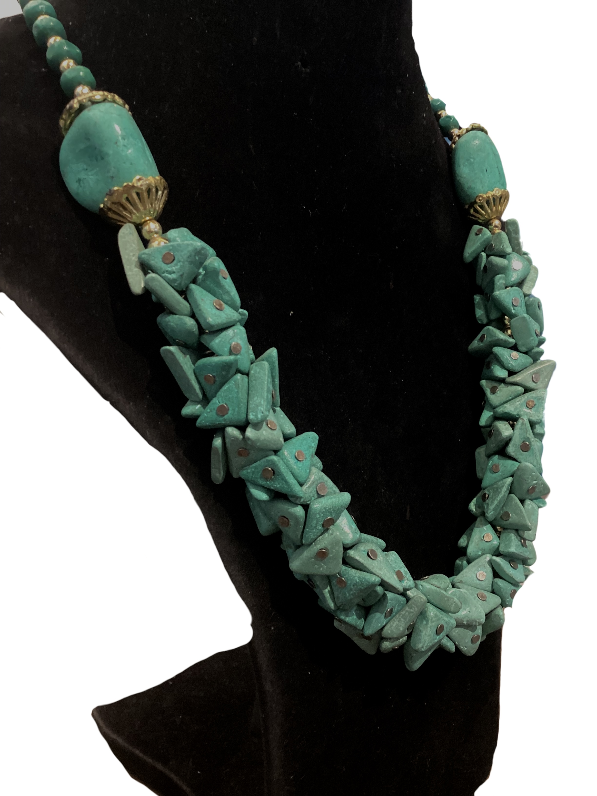 Chunky Turquoise Necklace 