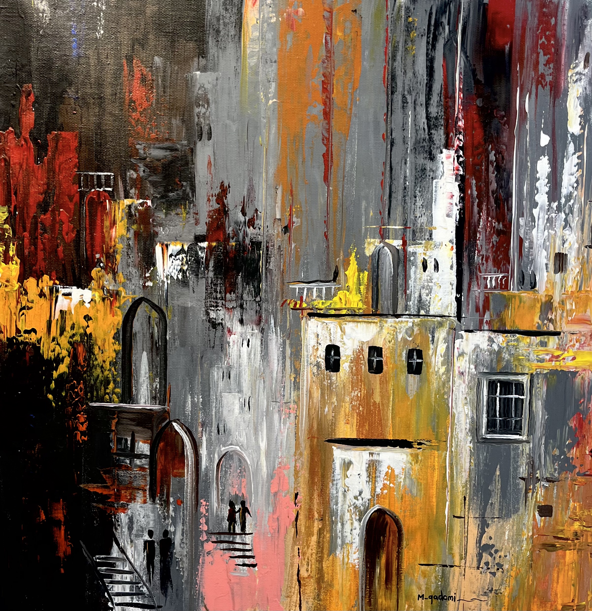 Orange Cityscape