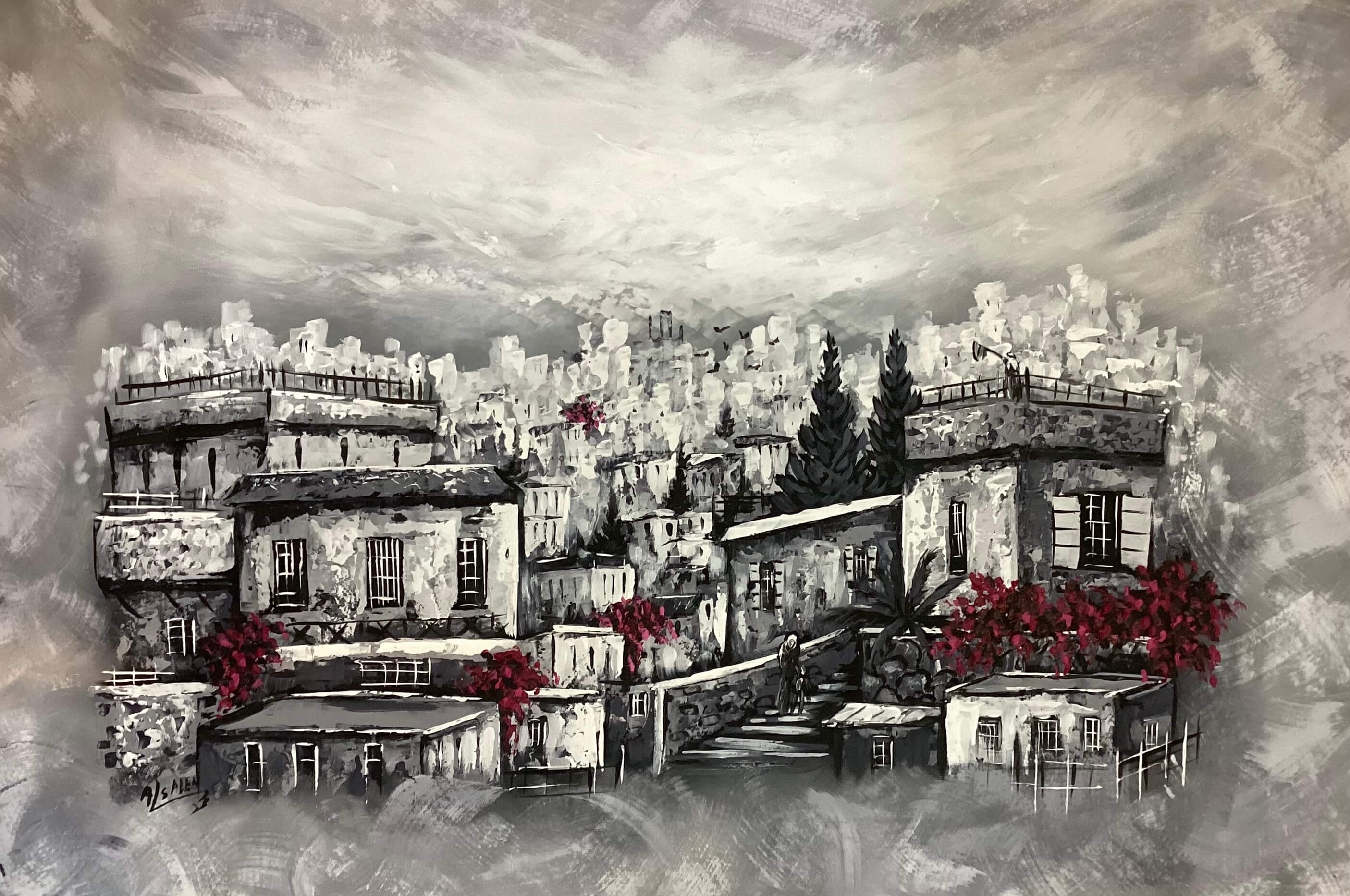 Amman and Red roses