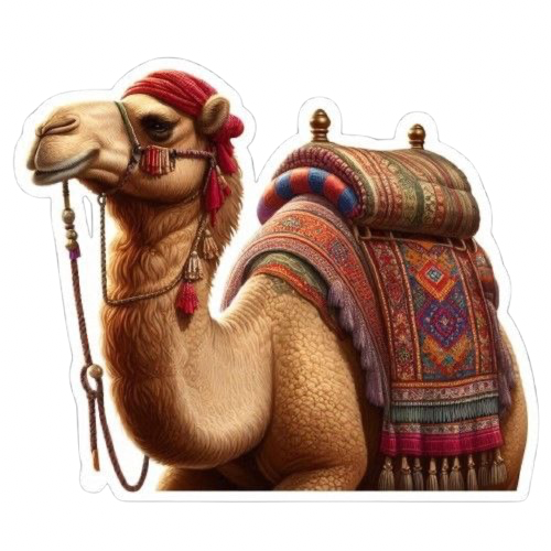 Arabian camel sticker 