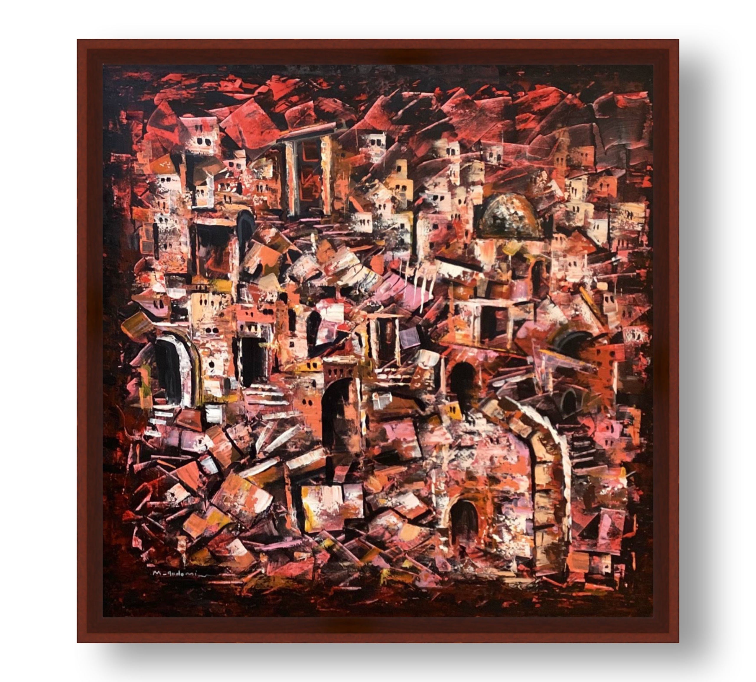 Shades of Antique Burgundy