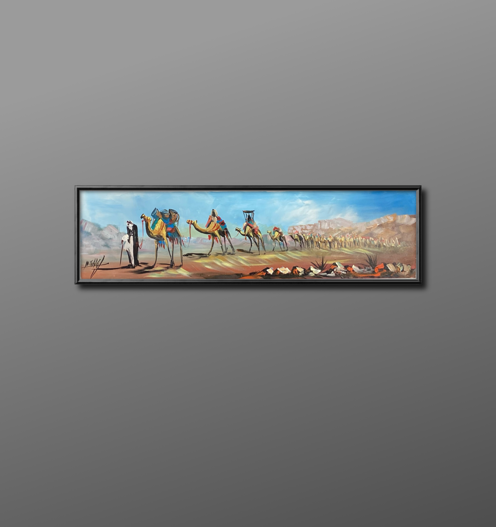 Caravan under the Blue Sky