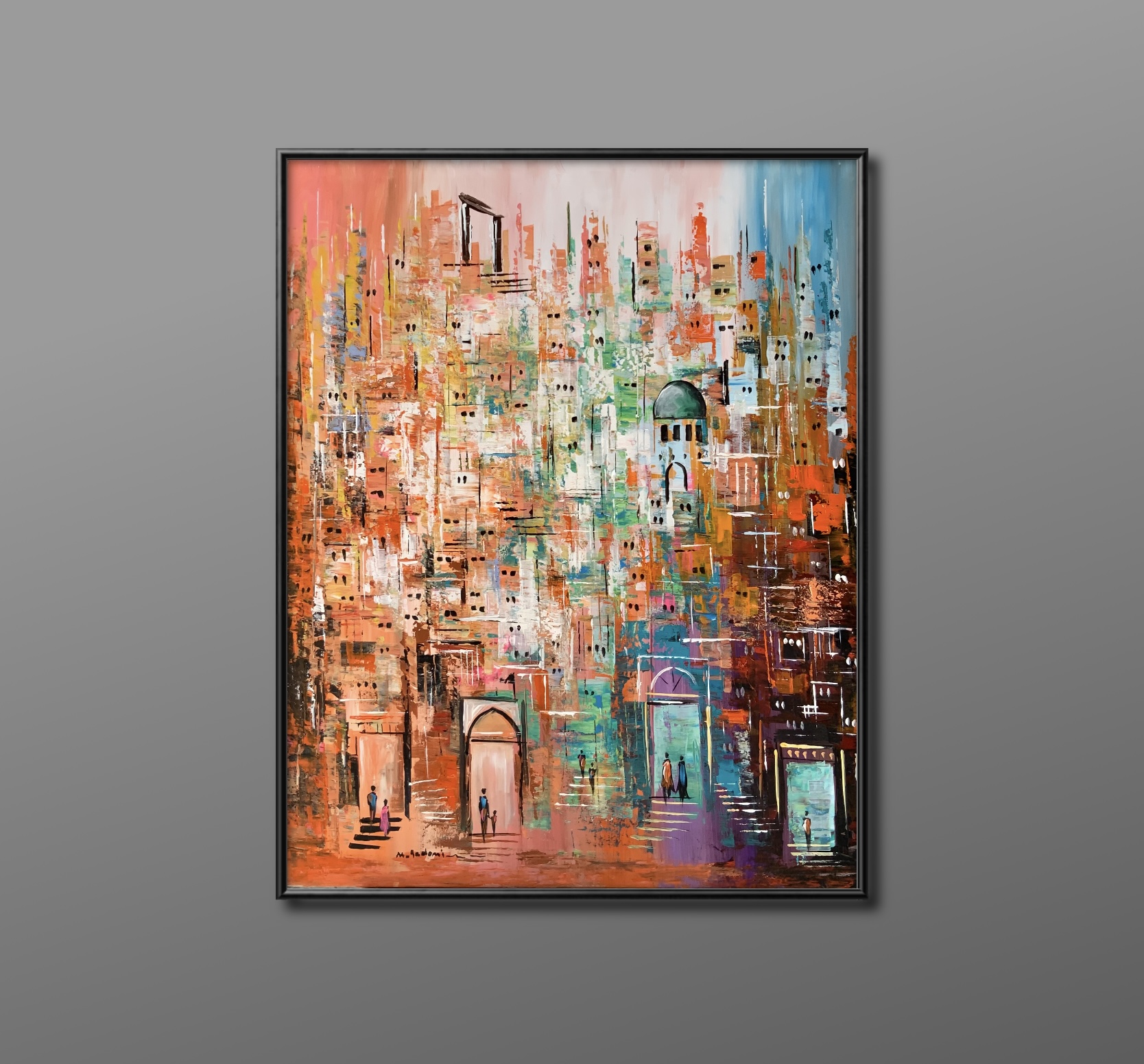 Stacked City of Colors