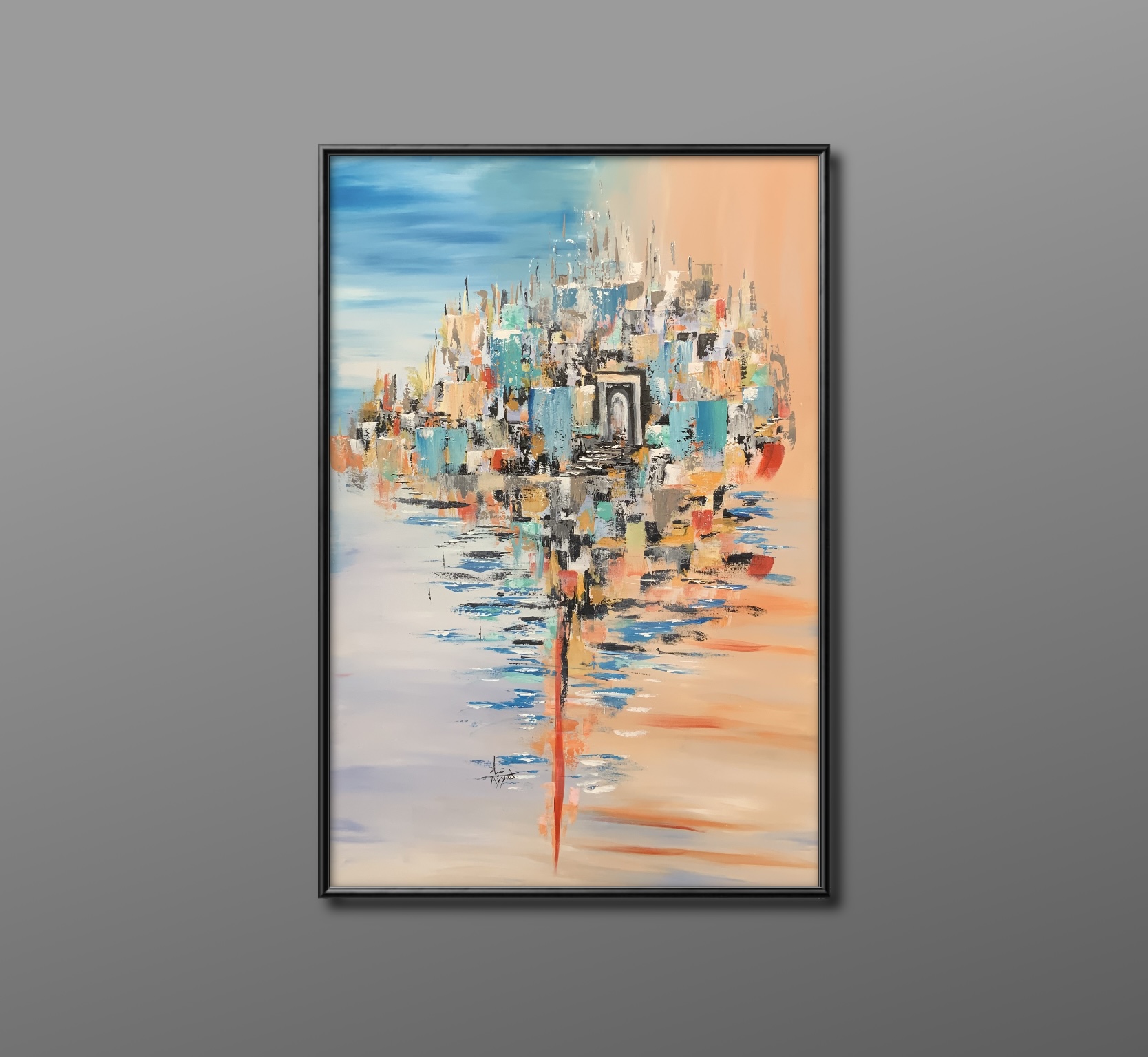 City in the Mirror of Water