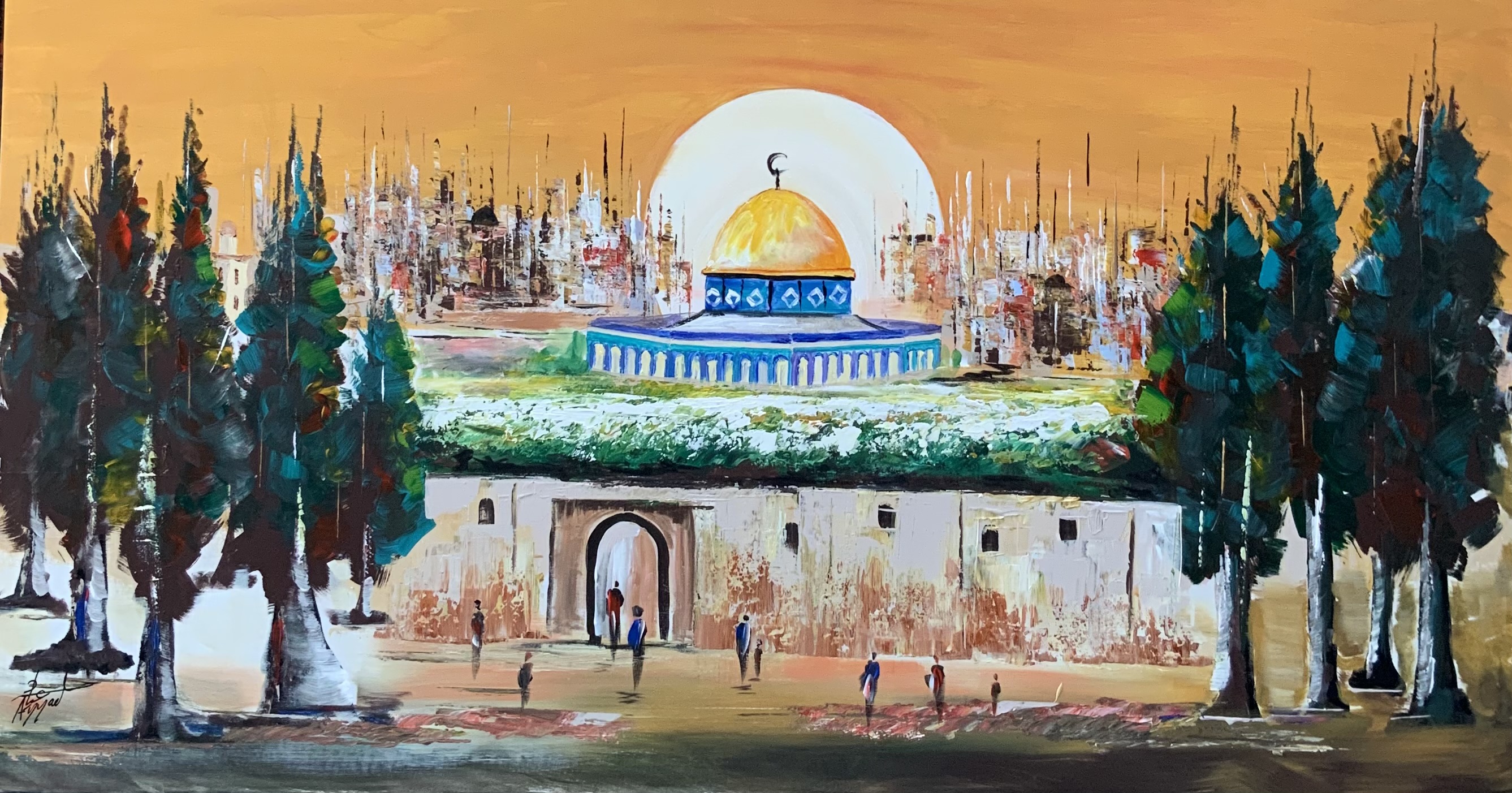The Enchanting Sunrise over Jerusalem