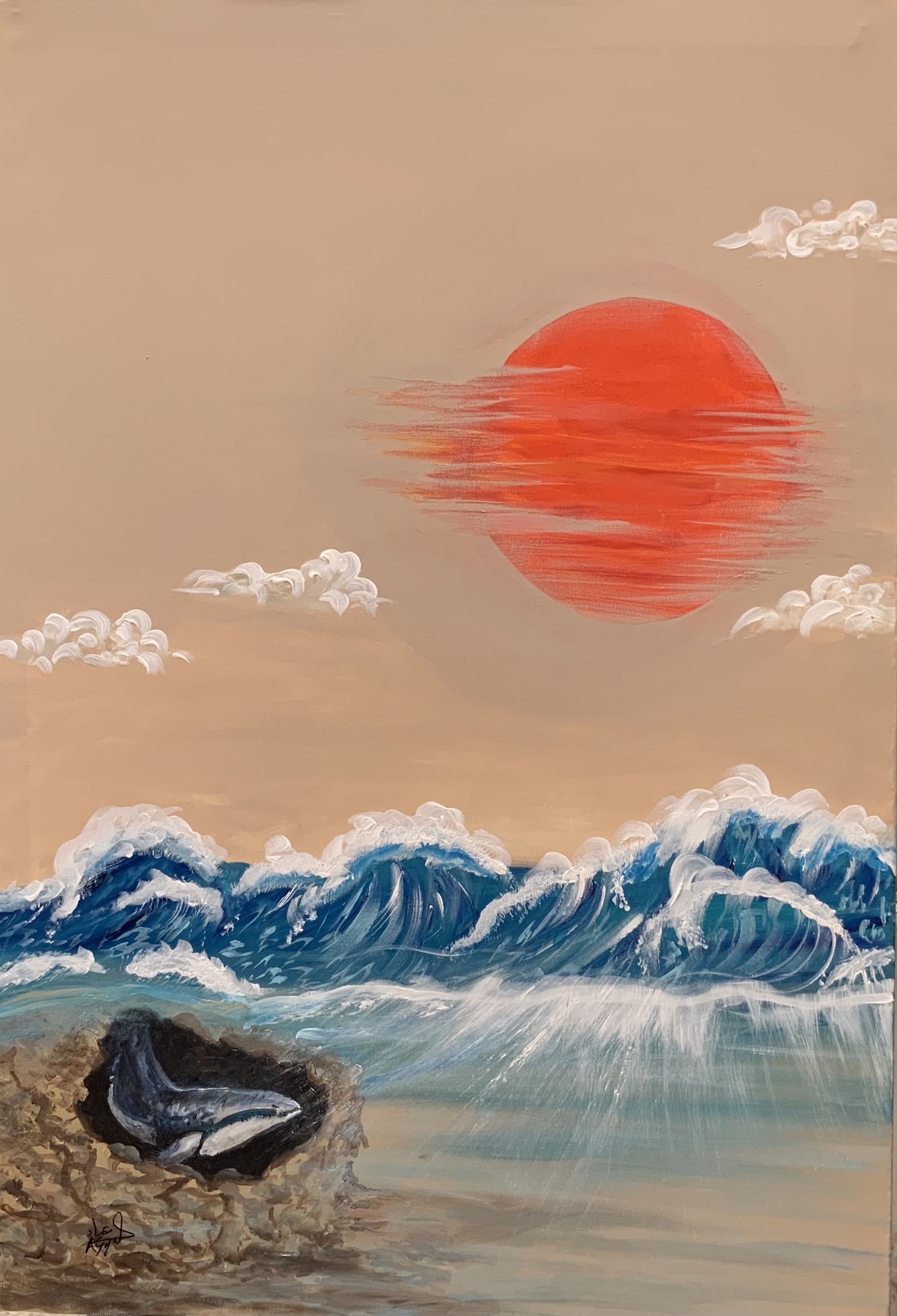 Whispers of Waves at Sunset