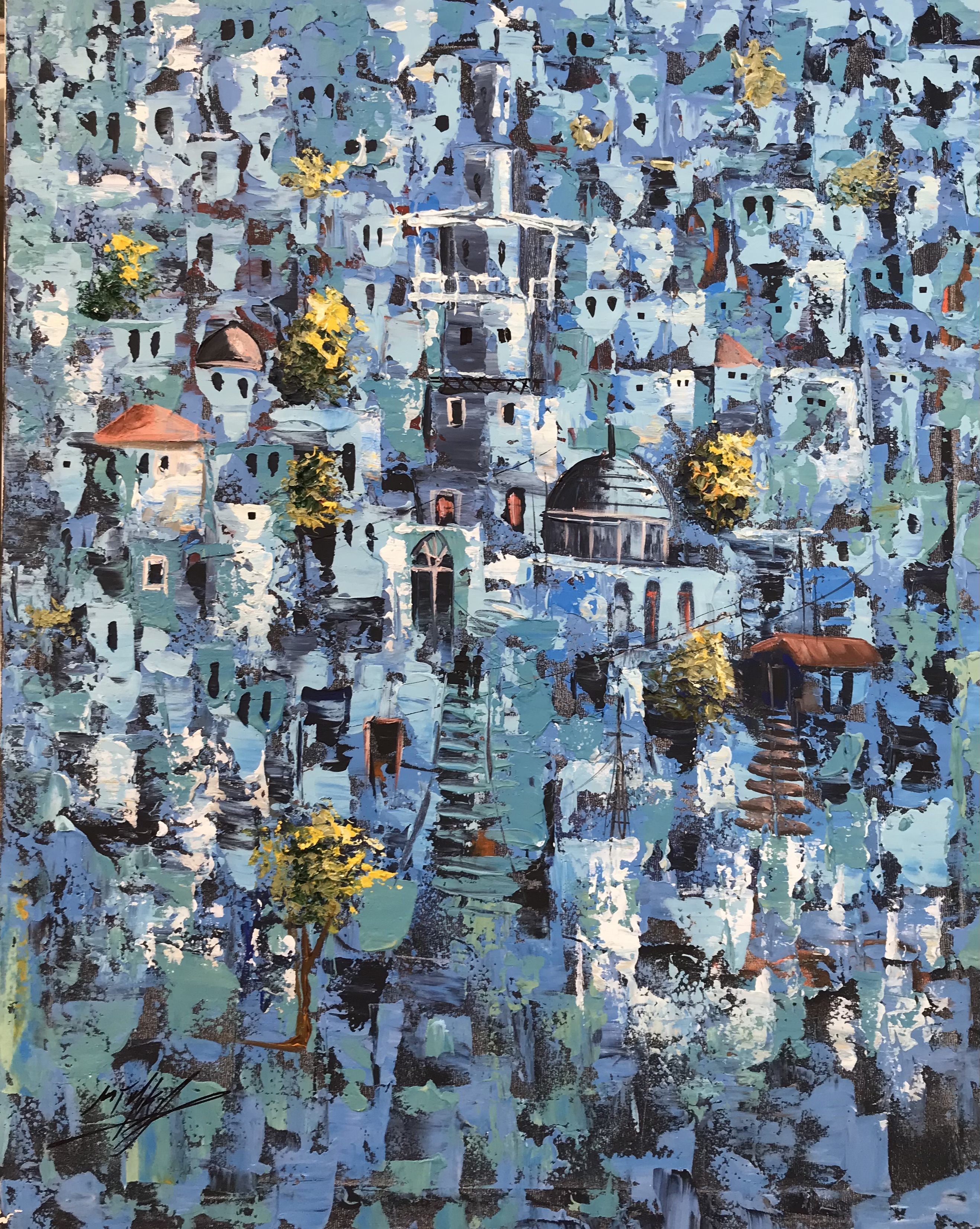 The blue City of Amman