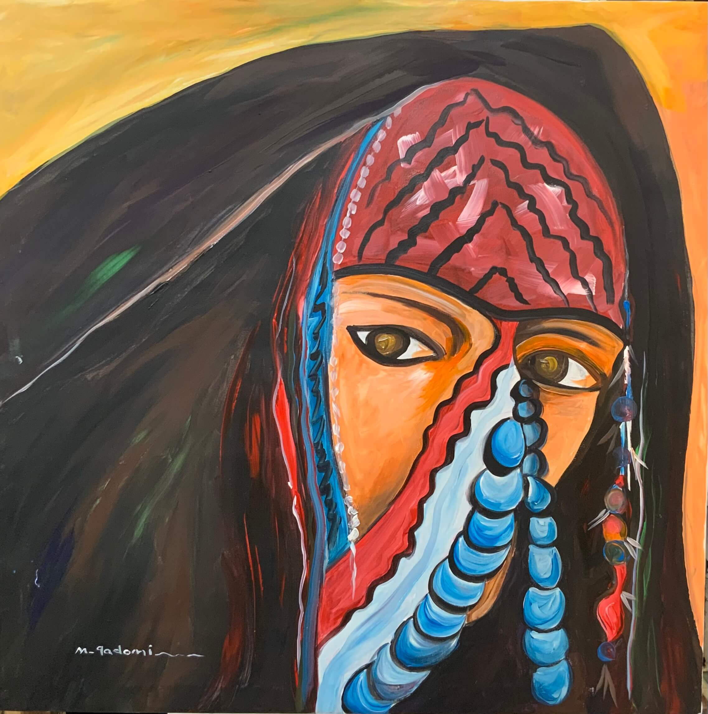 Bedouin face