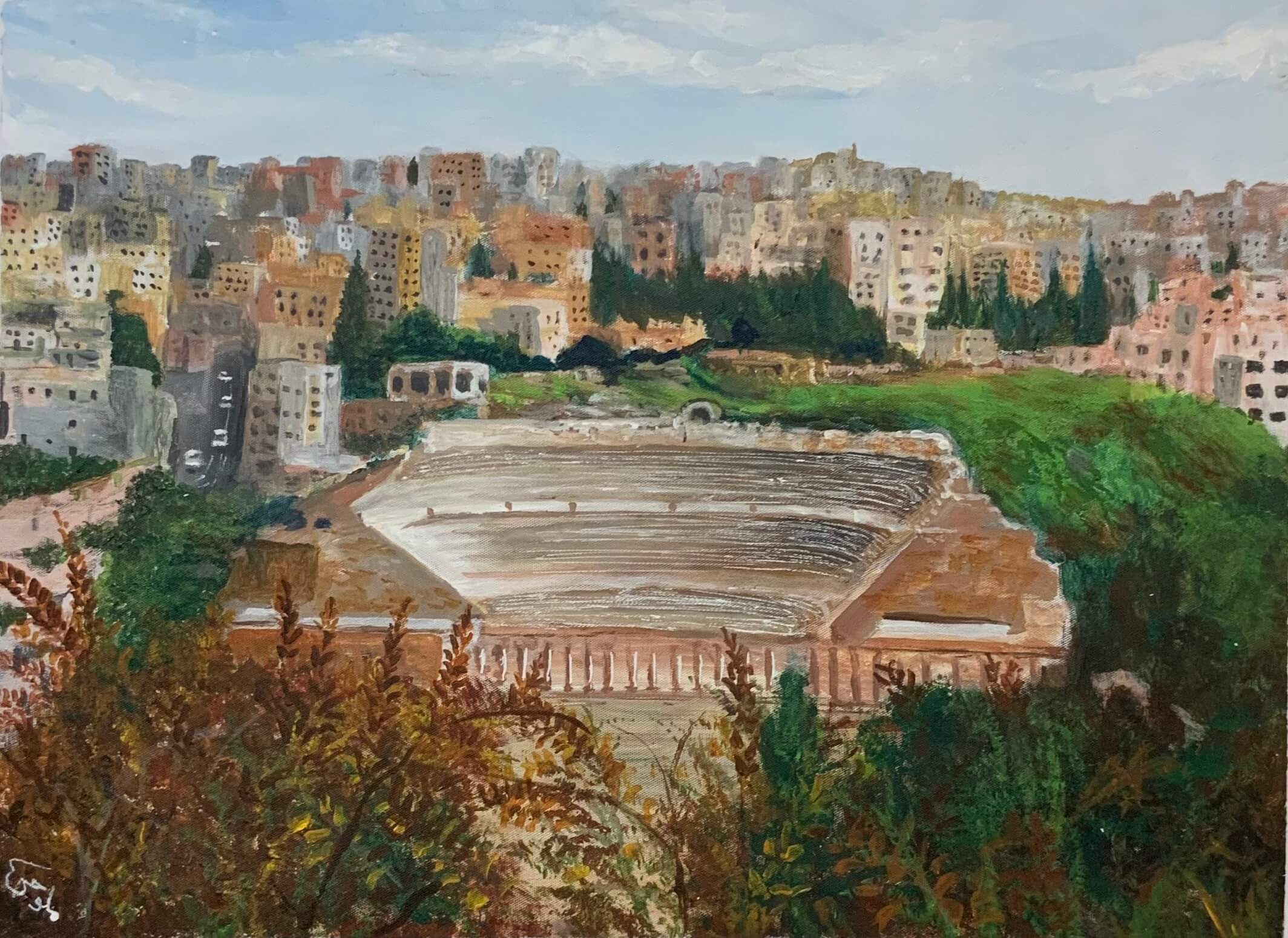 The_Roman_amphitheater-المدرج_الروماني